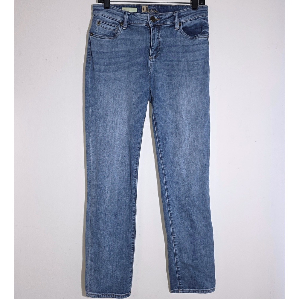 Kut from the Kloth Women's Katy Boyfriend Jeans Medium Wash Size 6 - Picture 7 of 16